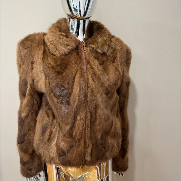 Vintage Mink bomber Jacket - Picture 3 of 6
